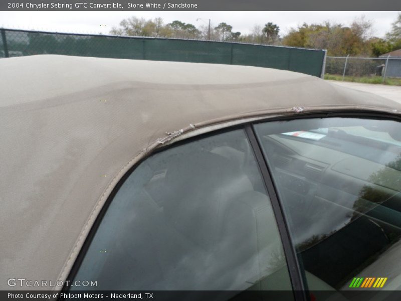 Stone White / Sandstone 2004 Chrysler Sebring GTC Convertible