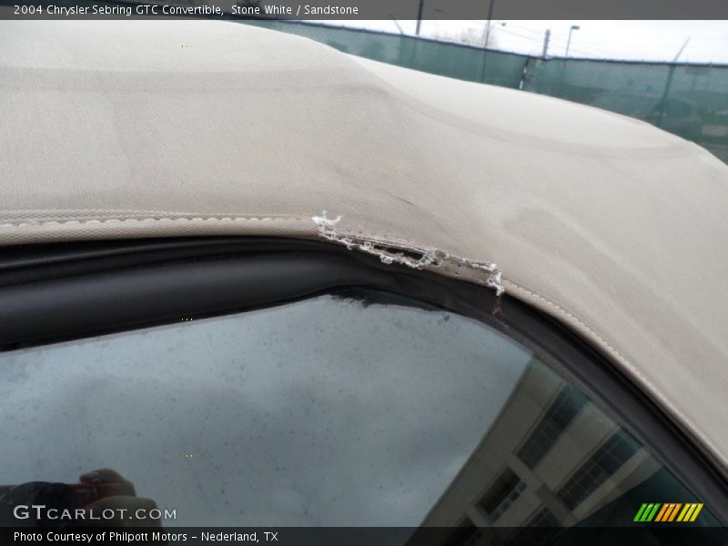Stone White / Sandstone 2004 Chrysler Sebring GTC Convertible