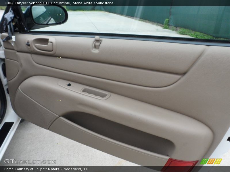 Stone White / Sandstone 2004 Chrysler Sebring GTC Convertible