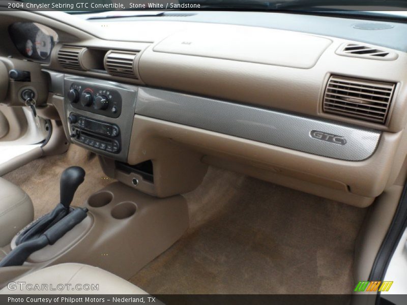 Stone White / Sandstone 2004 Chrysler Sebring GTC Convertible