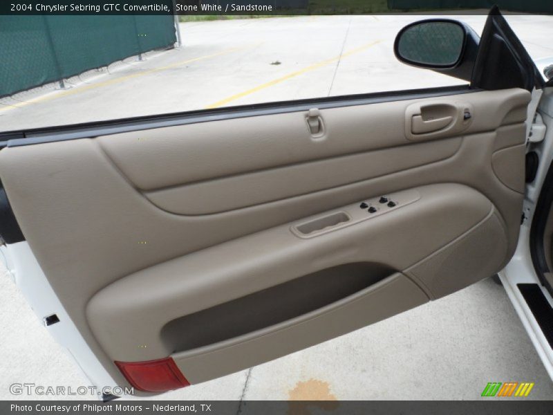 Stone White / Sandstone 2004 Chrysler Sebring GTC Convertible