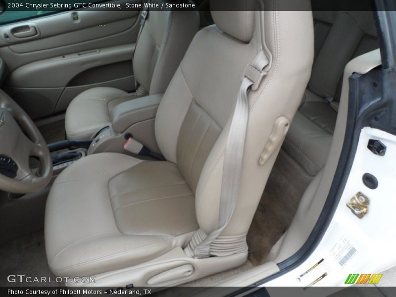 Stone White / Sandstone 2004 Chrysler Sebring GTC Convertible