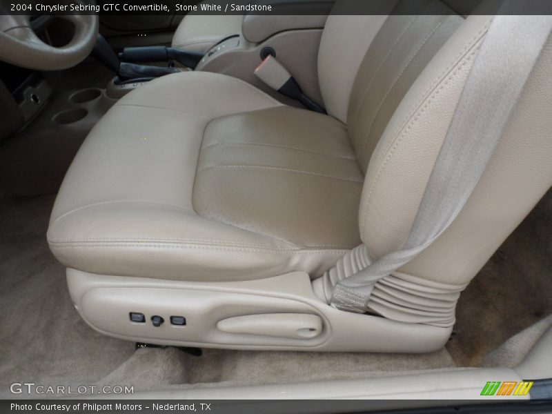 Stone White / Sandstone 2004 Chrysler Sebring GTC Convertible