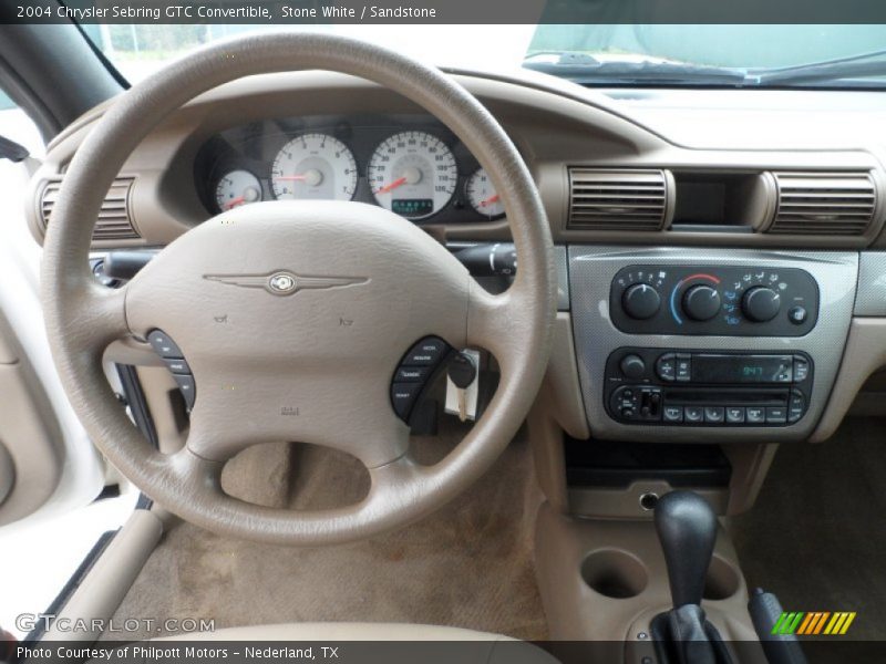 Stone White / Sandstone 2004 Chrysler Sebring GTC Convertible