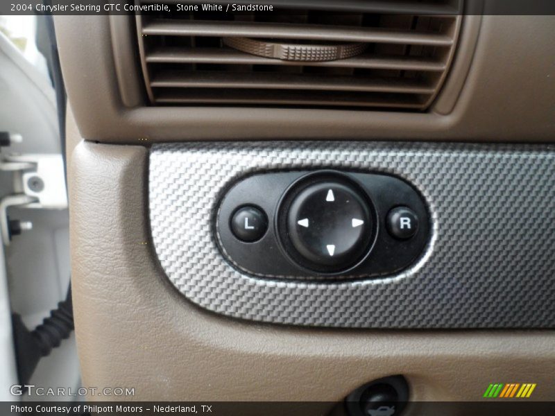 Stone White / Sandstone 2004 Chrysler Sebring GTC Convertible