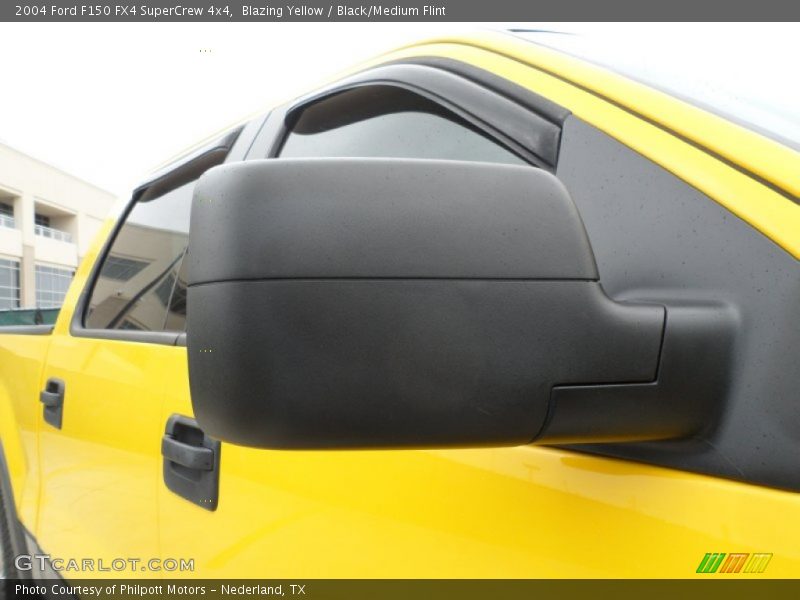 Blazing Yellow / Black/Medium Flint 2004 Ford F150 FX4 SuperCrew 4x4