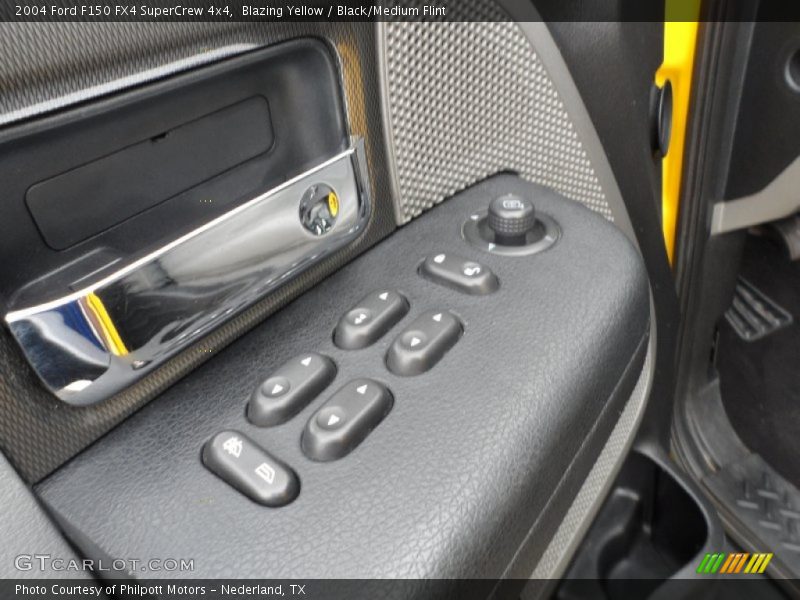 Blazing Yellow / Black/Medium Flint 2004 Ford F150 FX4 SuperCrew 4x4