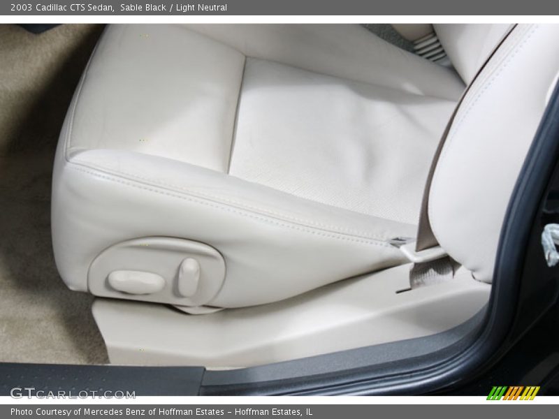 Sable Black / Light Neutral 2003 Cadillac CTS Sedan