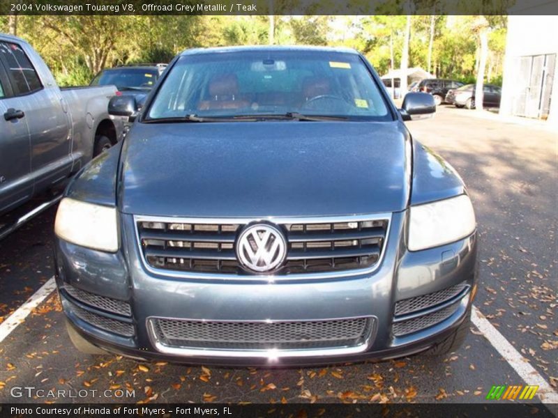Offroad Grey Metallic / Teak 2004 Volkswagen Touareg V8