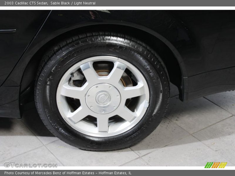 Sable Black / Light Neutral 2003 Cadillac CTS Sedan