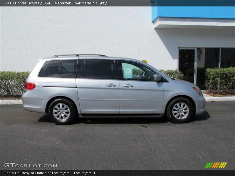 Alabaster Silver Metallic / Gray 2010 Honda Odyssey EX-L