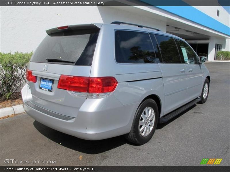 Alabaster Silver Metallic / Gray 2010 Honda Odyssey EX-L