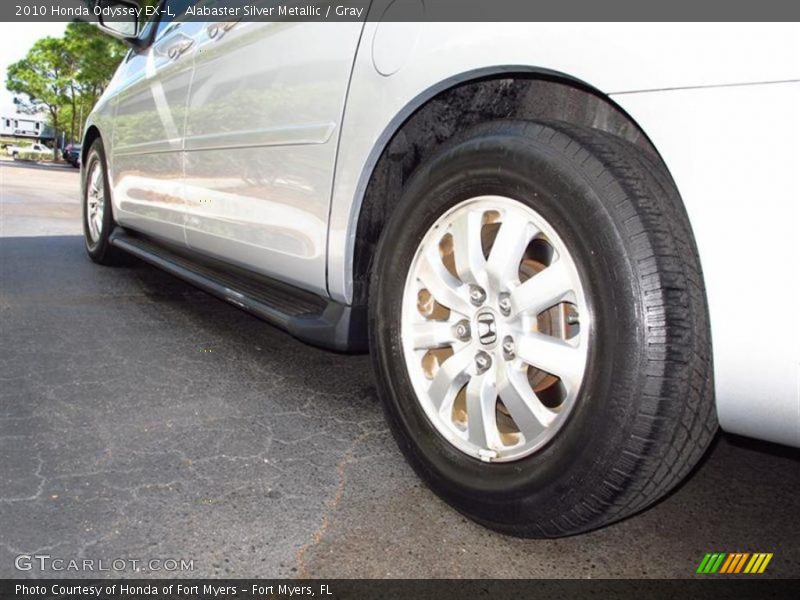Alabaster Silver Metallic / Gray 2010 Honda Odyssey EX-L