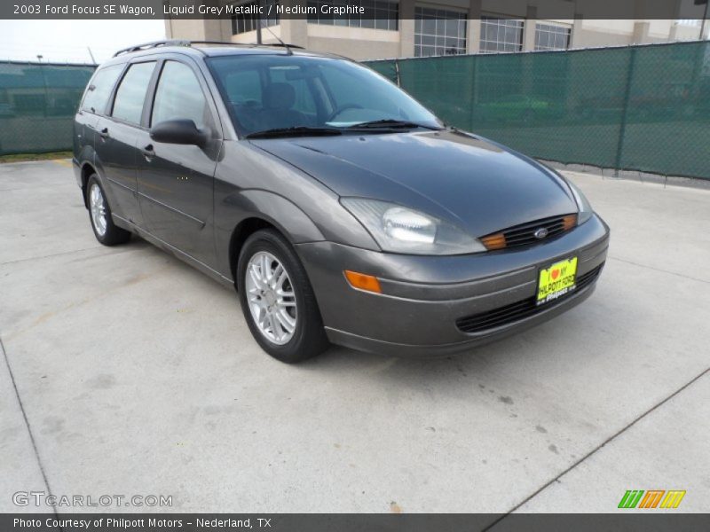Liquid Grey Metallic / Medium Graphite 2003 Ford Focus SE Wagon