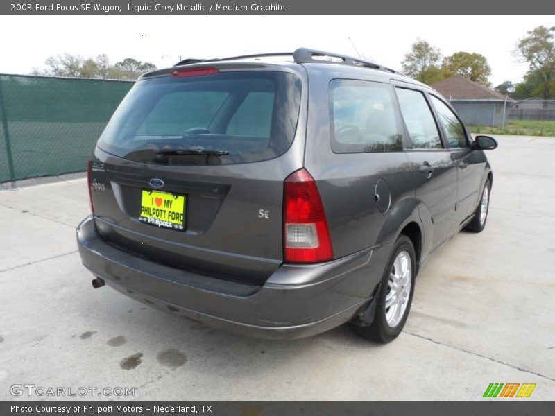 Liquid Grey Metallic / Medium Graphite 2003 Ford Focus SE Wagon