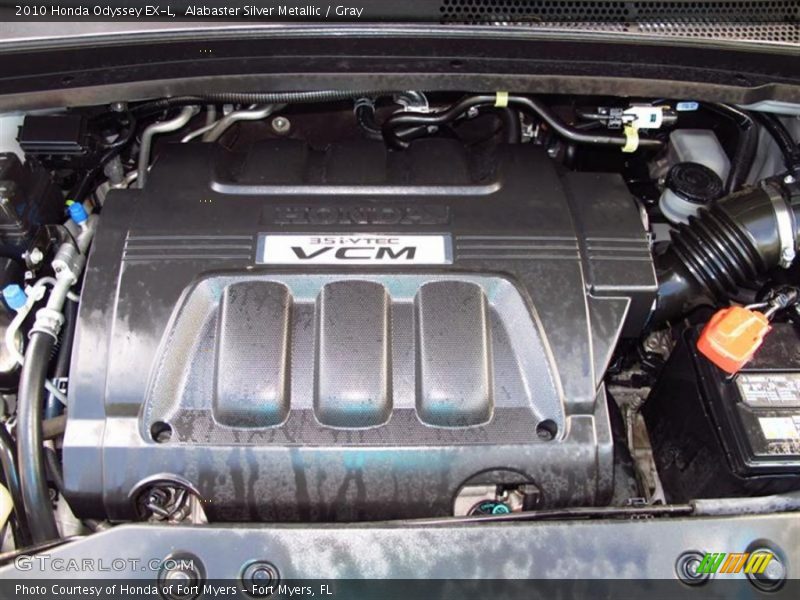 Alabaster Silver Metallic / Gray 2010 Honda Odyssey EX-L