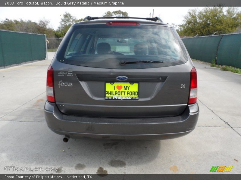 Liquid Grey Metallic / Medium Graphite 2003 Ford Focus SE Wagon