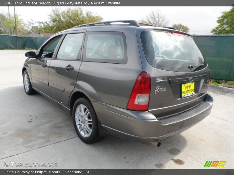 Liquid Grey Metallic / Medium Graphite 2003 Ford Focus SE Wagon