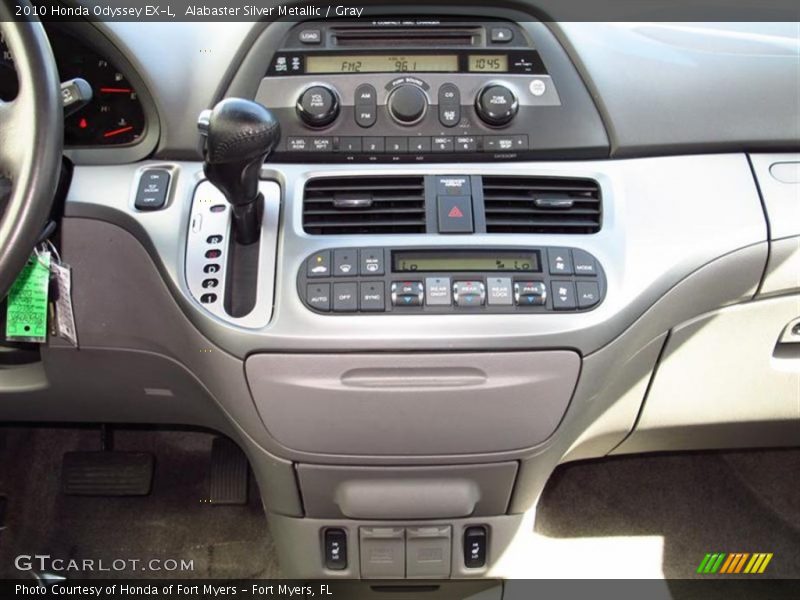Alabaster Silver Metallic / Gray 2010 Honda Odyssey EX-L