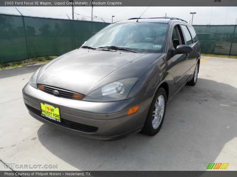 Liquid Grey Metallic / Medium Graphite 2003 Ford Focus SE Wagon