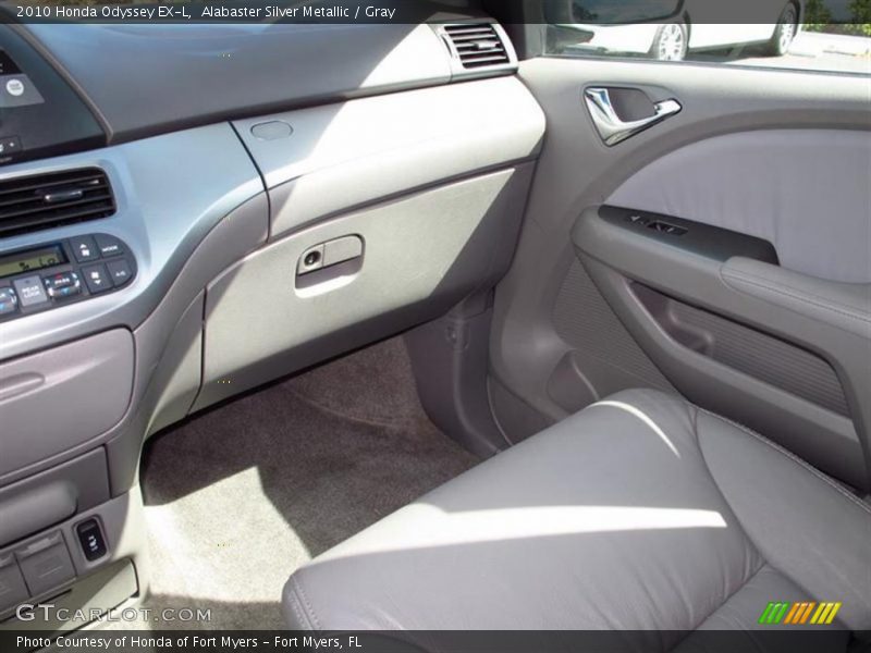 Alabaster Silver Metallic / Gray 2010 Honda Odyssey EX-L