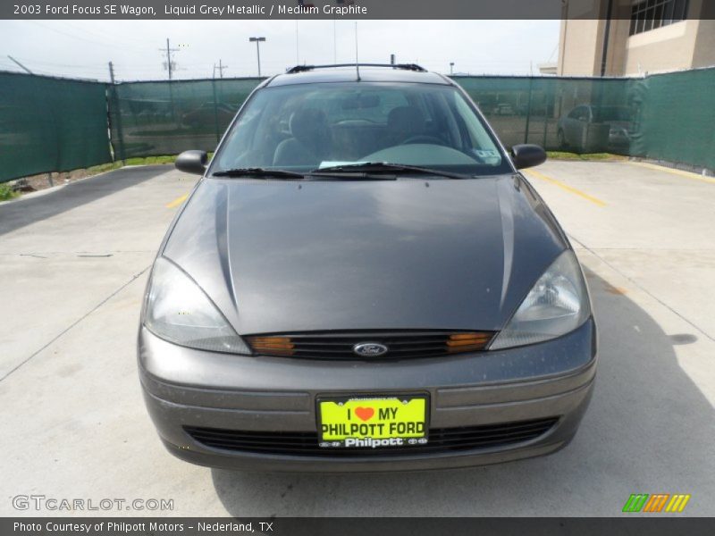 Liquid Grey Metallic / Medium Graphite 2003 Ford Focus SE Wagon