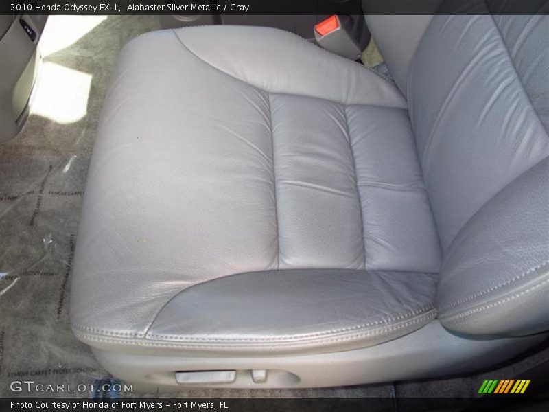 Alabaster Silver Metallic / Gray 2010 Honda Odyssey EX-L