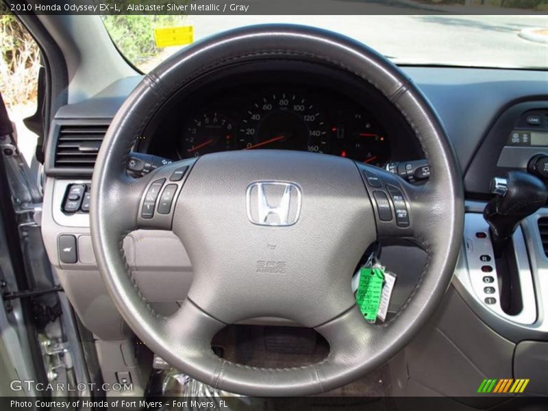 Alabaster Silver Metallic / Gray 2010 Honda Odyssey EX-L