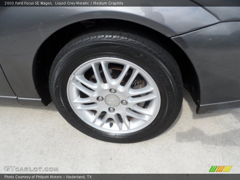 Liquid Grey Metallic / Medium Graphite 2003 Ford Focus SE Wagon