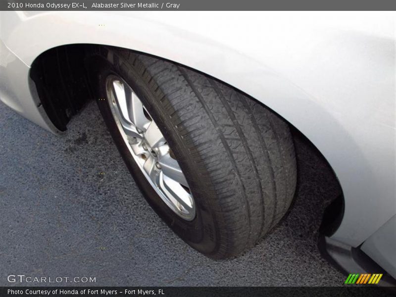 Alabaster Silver Metallic / Gray 2010 Honda Odyssey EX-L
