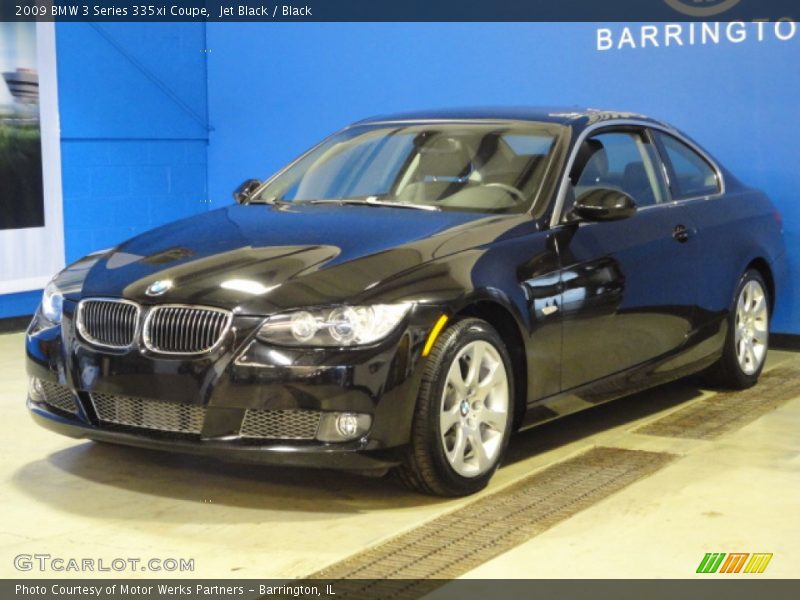 Jet Black / Black 2009 BMW 3 Series 335xi Coupe