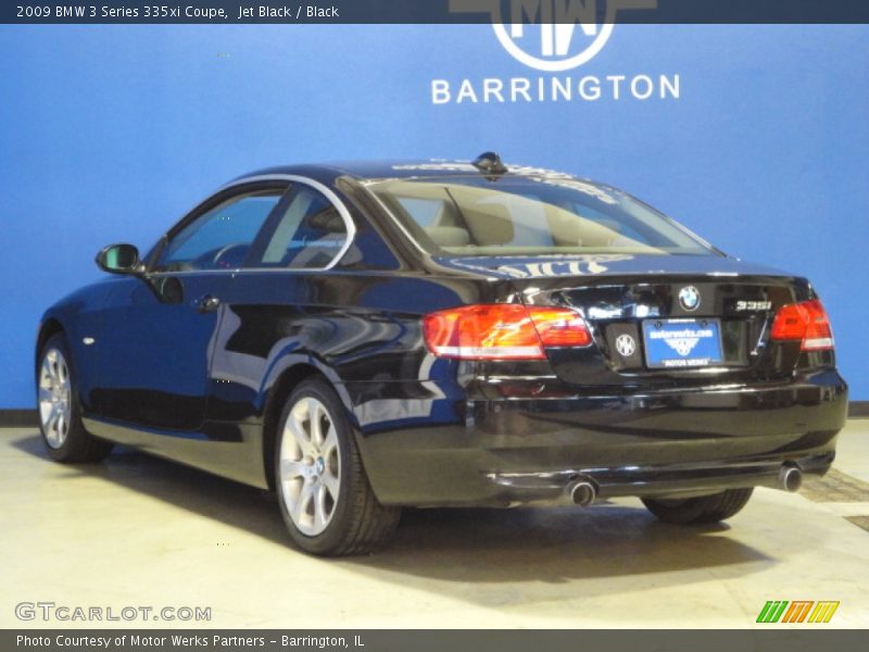 Jet Black / Black 2009 BMW 3 Series 335xi Coupe