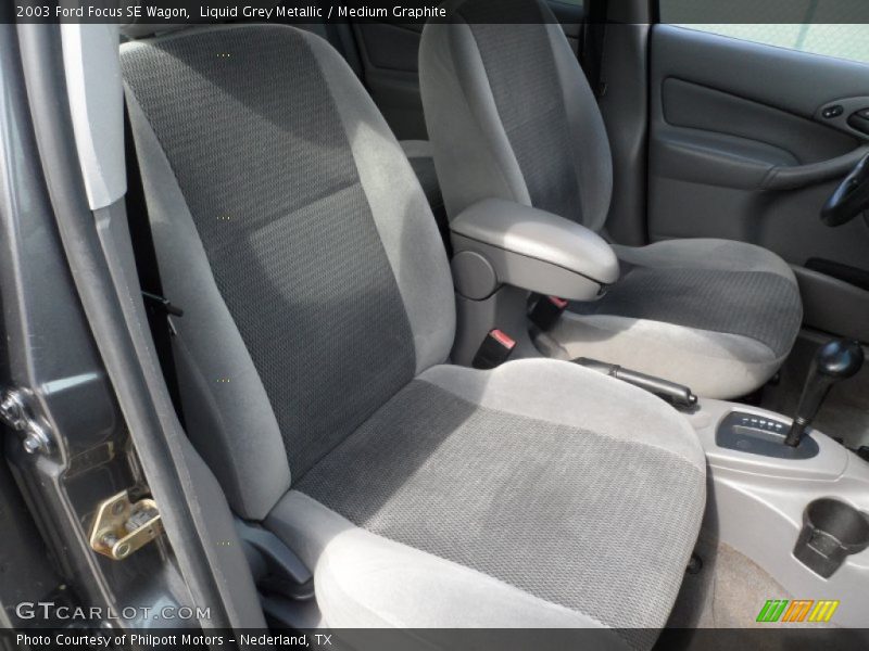 Liquid Grey Metallic / Medium Graphite 2003 Ford Focus SE Wagon