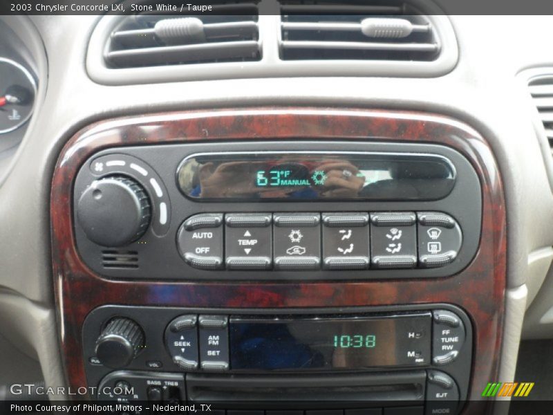 Controls of 2003 Concorde LXi