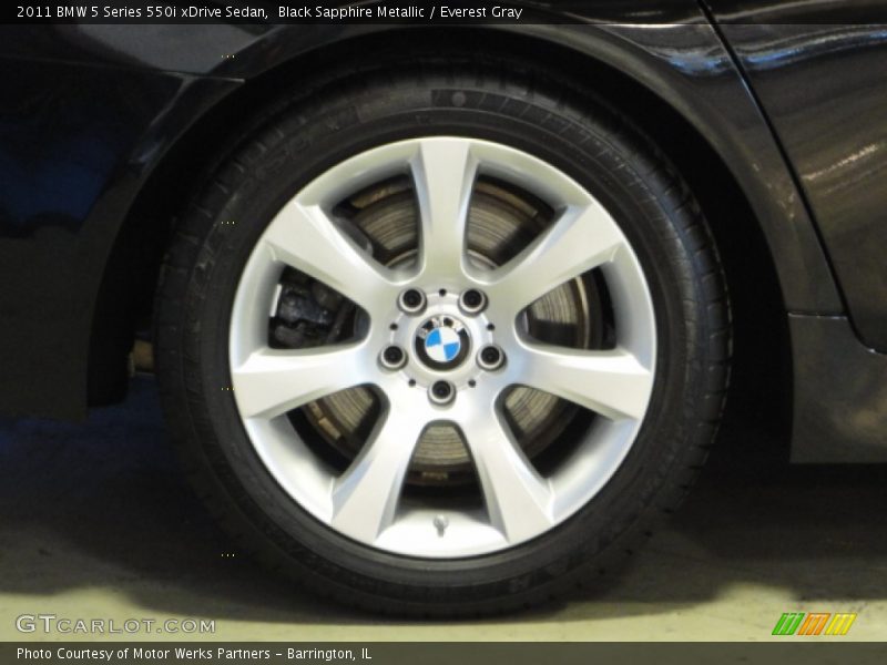  2011 5 Series 550i xDrive Sedan Wheel