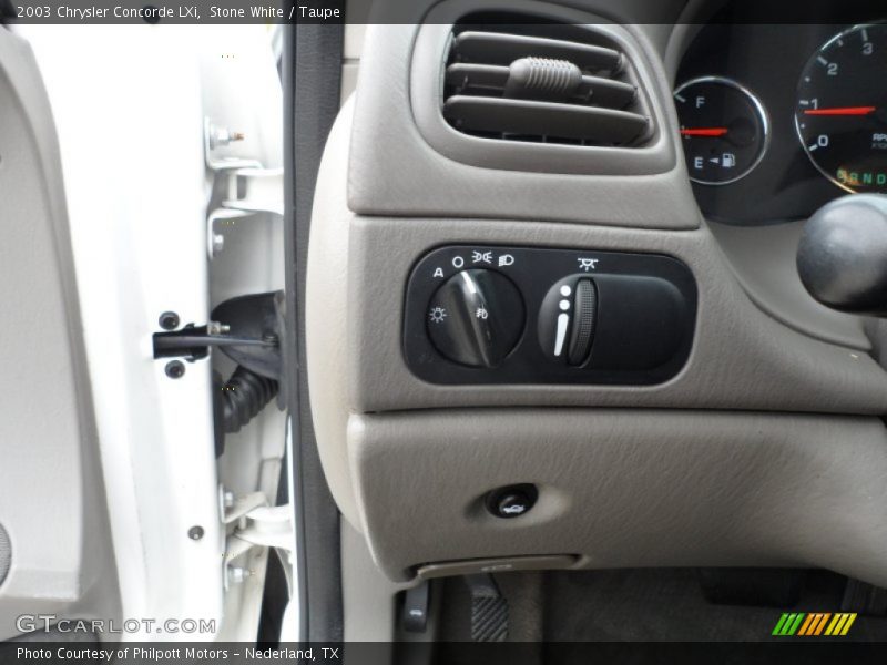 Controls of 2003 Concorde LXi