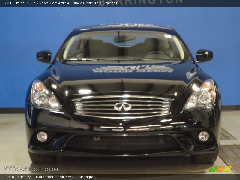 Black Obsidian / Graphite 2011 Infiniti G 37 S Sport Convertible