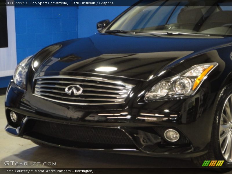 Black Obsidian / Graphite 2011 Infiniti G 37 S Sport Convertible