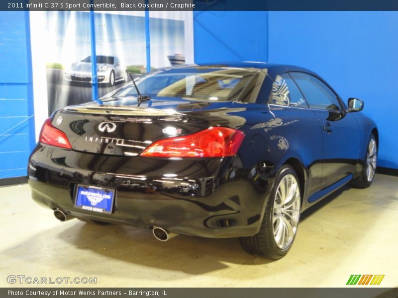 Black Obsidian / Graphite 2011 Infiniti G 37 S Sport Convertible