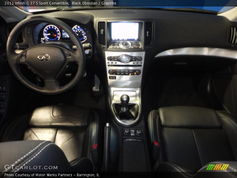 Black Obsidian / Graphite 2011 Infiniti G 37 S Sport Convertible