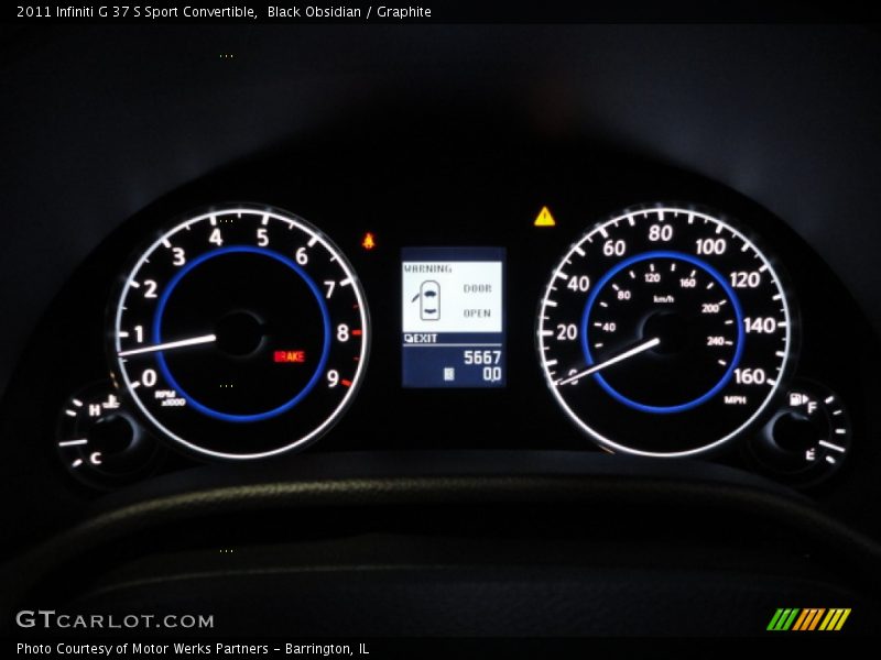 Black Obsidian / Graphite 2011 Infiniti G 37 S Sport Convertible