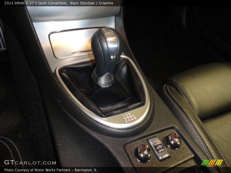 Black Obsidian / Graphite 2011 Infiniti G 37 S Sport Convertible
