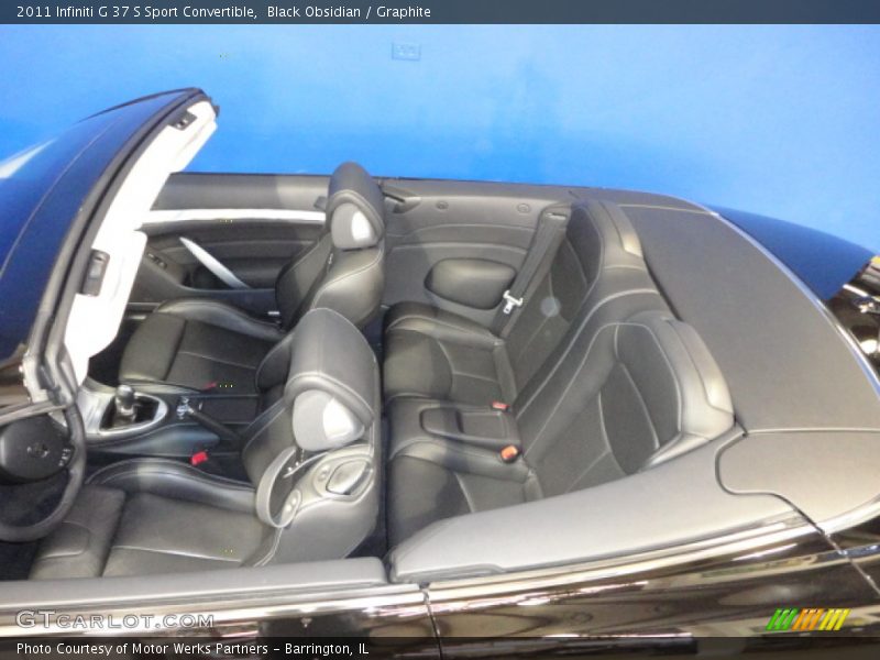 Black Obsidian / Graphite 2011 Infiniti G 37 S Sport Convertible