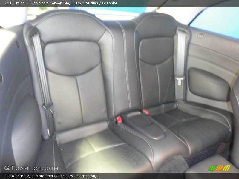 Black Obsidian / Graphite 2011 Infiniti G 37 S Sport Convertible