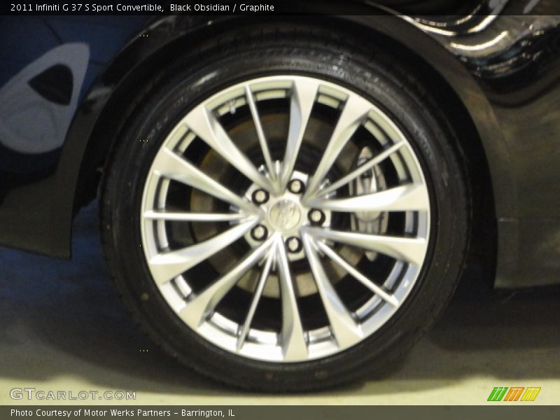 Black Obsidian / Graphite 2011 Infiniti G 37 S Sport Convertible