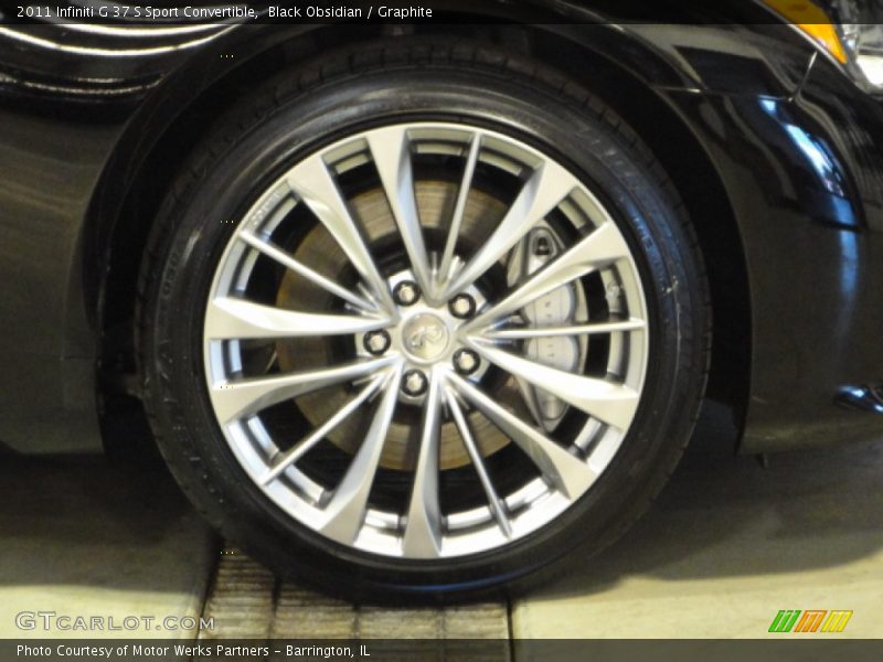 Black Obsidian / Graphite 2011 Infiniti G 37 S Sport Convertible