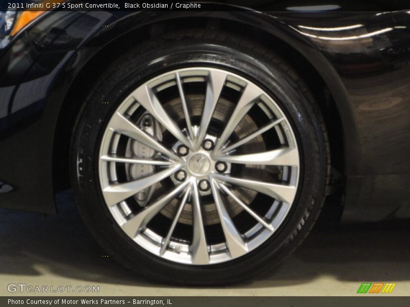 Black Obsidian / Graphite 2011 Infiniti G 37 S Sport Convertible