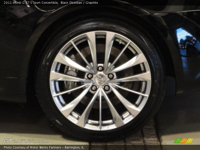 Black Obsidian / Graphite 2011 Infiniti G 37 S Sport Convertible