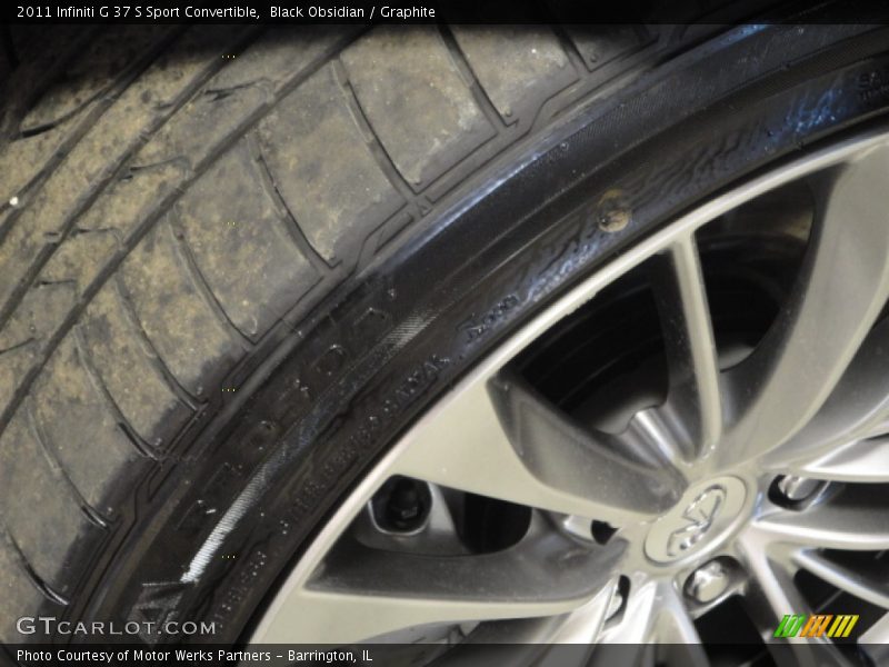 Black Obsidian / Graphite 2011 Infiniti G 37 S Sport Convertible