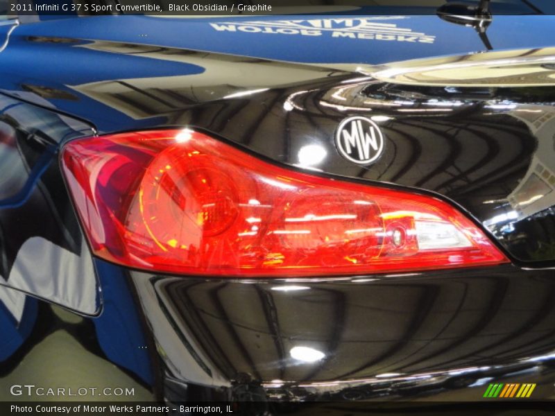 Black Obsidian / Graphite 2011 Infiniti G 37 S Sport Convertible